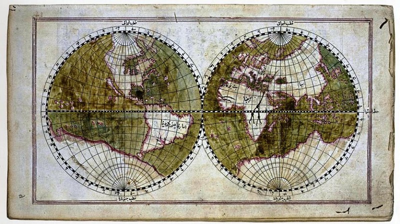 Другие карты мира из «Тухфат ал-кибар»