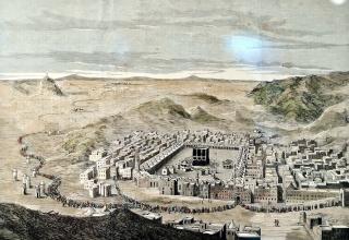 Несколько старинных гравюр мечетей Каира (Султана Хасана и др.) шотландского художника Дэвида Робертса, посетившего Каир в 1838-39