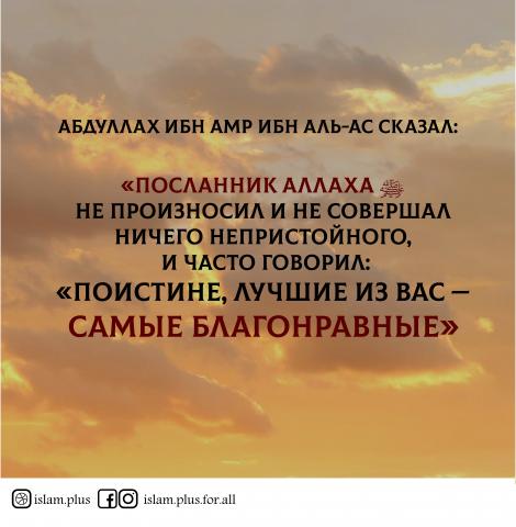 Лучшие из вас — самые благонравные