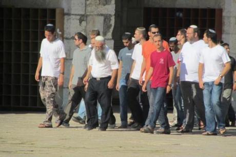 В воскресенье в аль-Аксе побывал бывший канадский министр внутренней безопасности в сопровождении группы еврейских поселенцев. Израильская разведка вторглась на территорию аль-Аксы