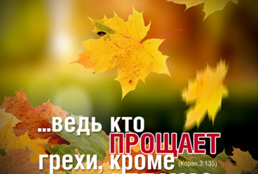 ...ведь кто прощает грехи, кроме Аллаха?